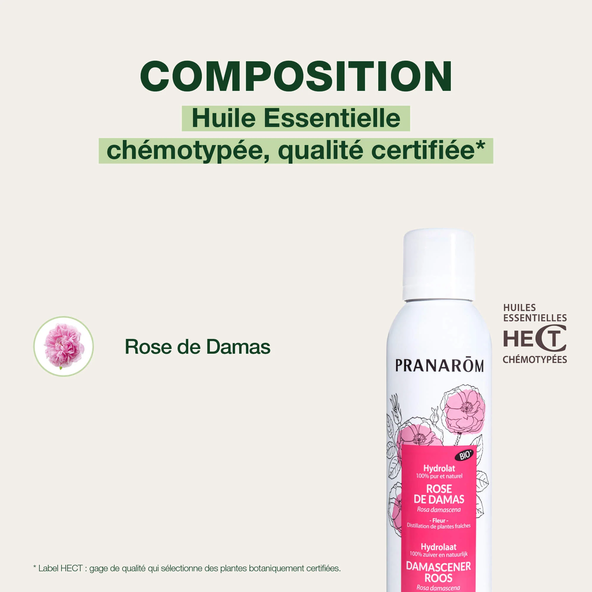 Eau florale de Rose de Damas - Bio - Image 4